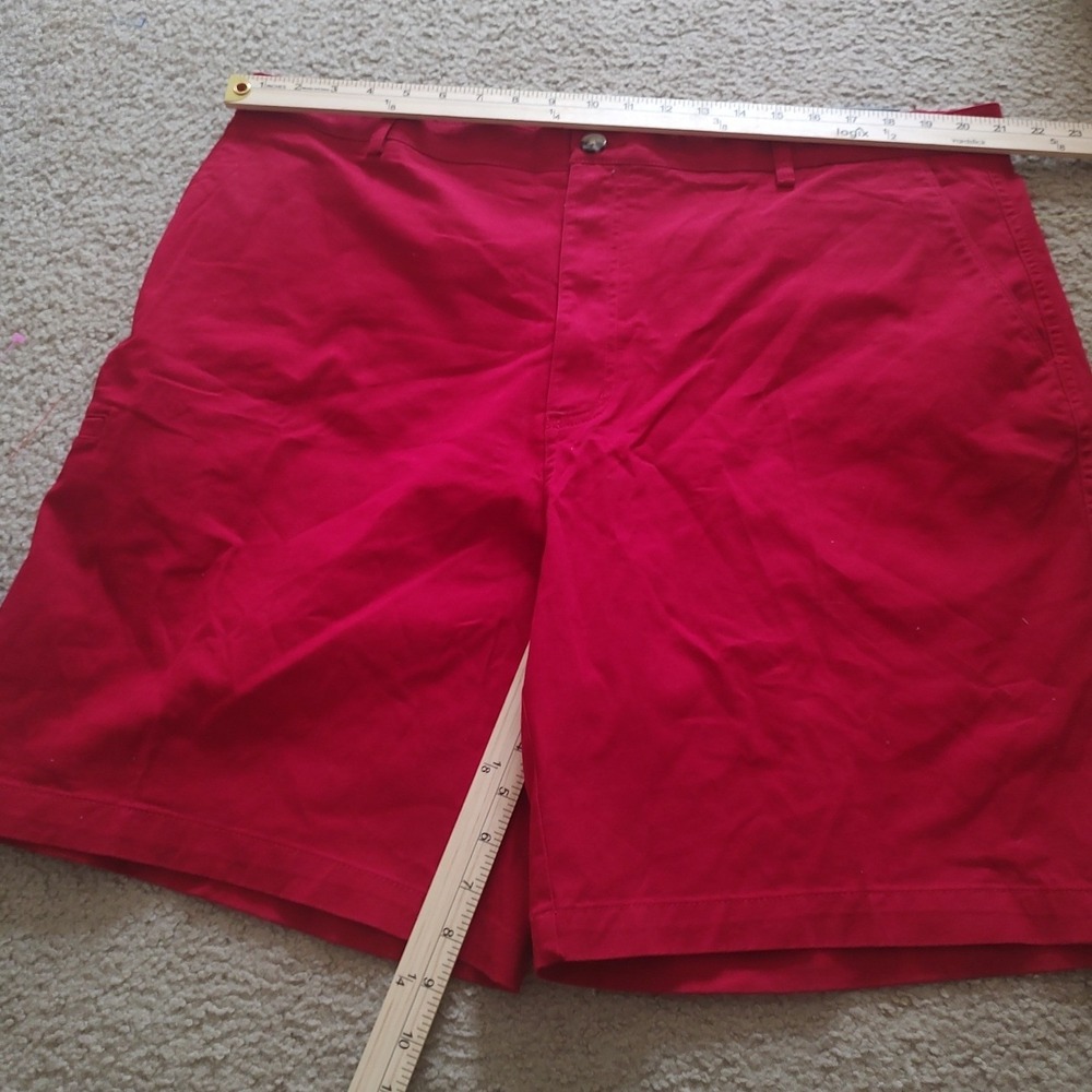 Boca Classics Mens‎ Red Cotton Spandex Flat Front Golf Shorts Size 42 NWT